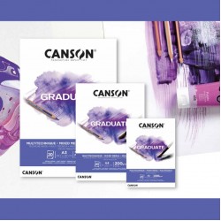 دفتر رسم جريدويت مكس ميديا خشن لايت جرين مصمغ 200غم 20 ورقة 